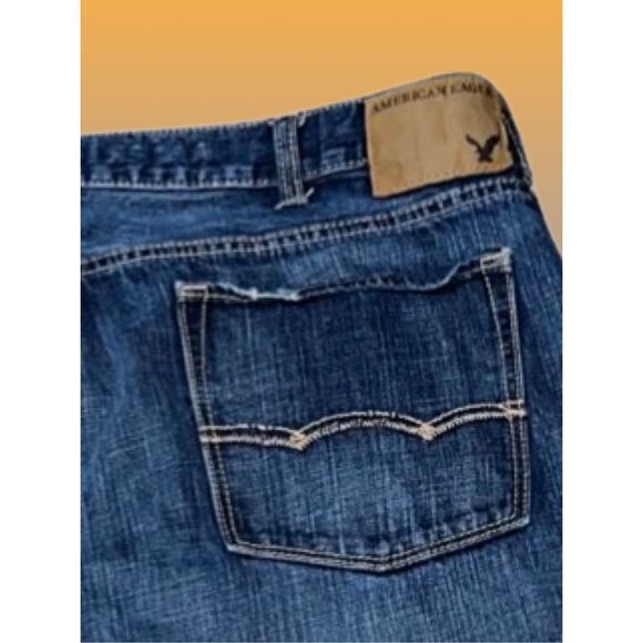 Men’s American Eagle Straight Leg Jeans Size 42x30 - Picture 6 of 7